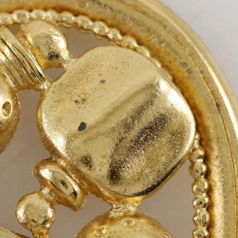 [dior] Christian Dior Perfume Bottle Perfume Motif Gold Plated Ladies 17.0g