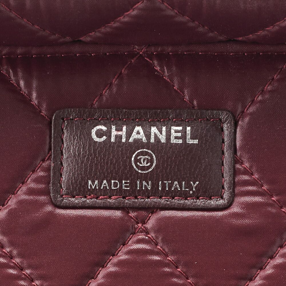 Chanel Matelasse Vanity Handbag Lambskin Black With Silver Hardware Ladies Bag