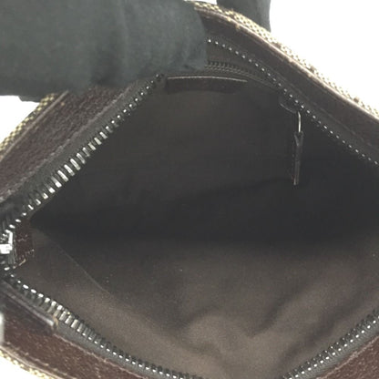 Gucci Shoulder Bag GG Canvas Sticky Scuff Yes 122793 Beige