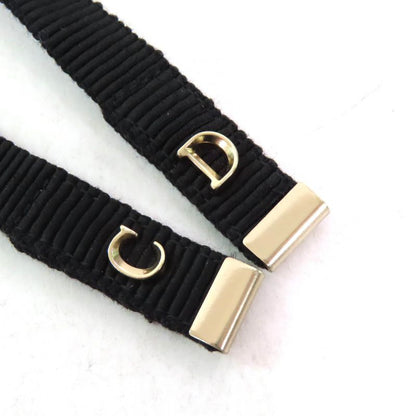 Christian DIOR D-envol Patent Leather Square Toe Lace Up Pumps Black 36 With