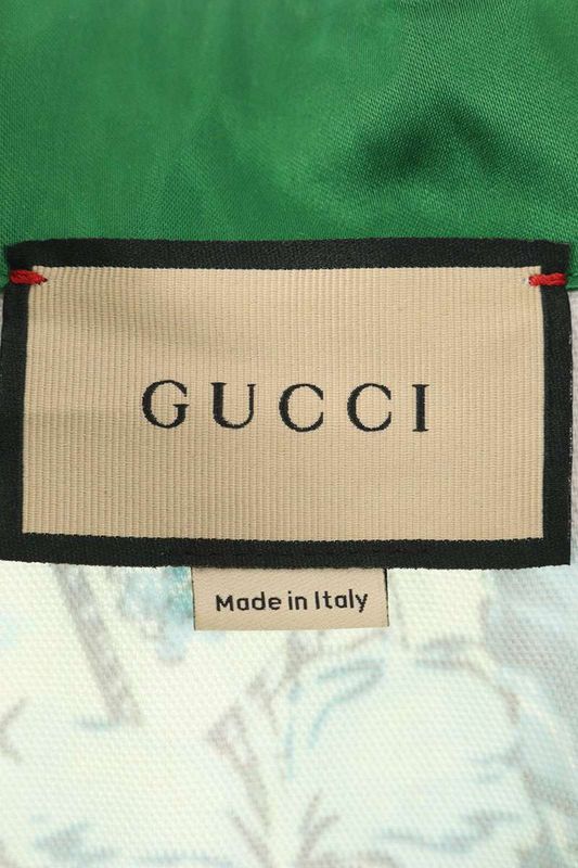 Gucci 693161 Xjear O Chien Printed Cotton Blouson Men's S
