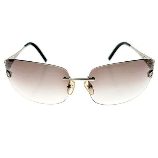 Fendi Fs364af 6215 028 125 Sunglass Es Black Silver 306243 Sunglass Es