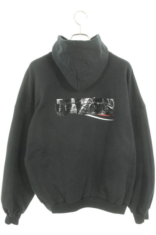 Balenciaga 739024 Tqva8 Logo Print Pullover Hoodie Men's 2