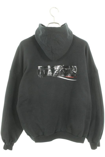 Balenciaga 739024 Tqva8 Logo Print Pullover Hoodie Men's 2