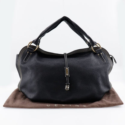Celine Bittersweet Leather Black Women's Tote Bag