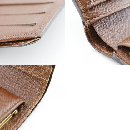 Louis Vuitton Porte Monet Vieux Viennois Clasp M61663 Monogram Canvas Brown