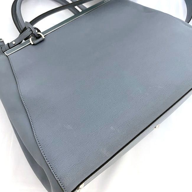 Fendi 2way Bag Toujours Blue Gray 8bh250