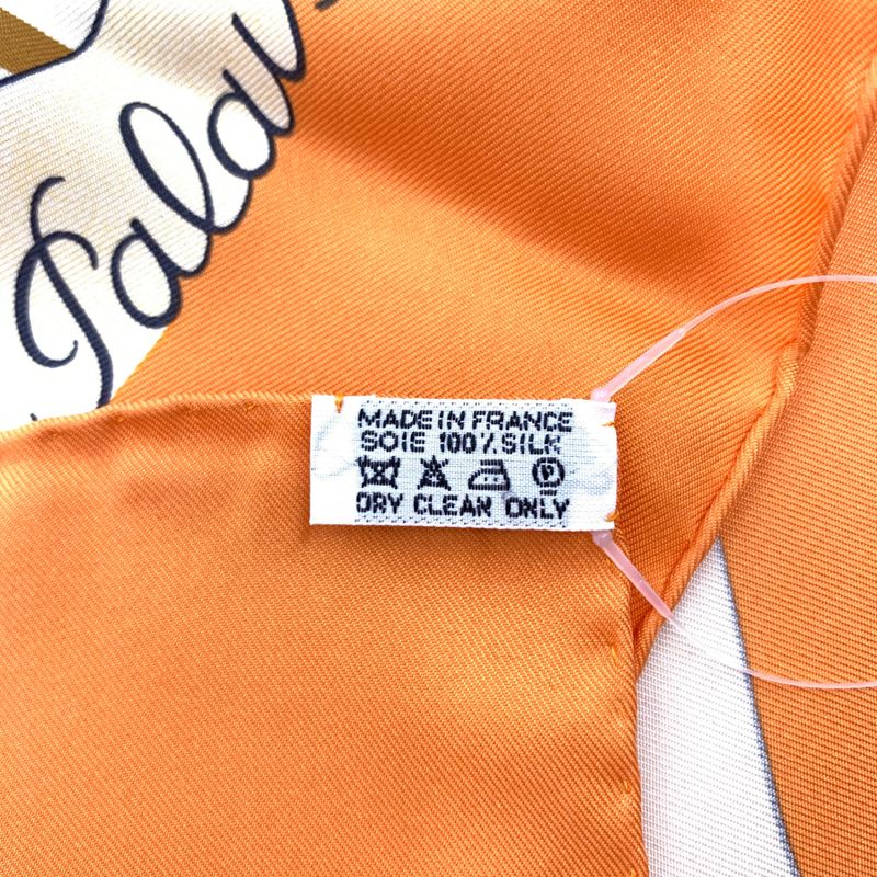 Hermes Carre 90 Silk Scarf Les Triples De Paris With Box