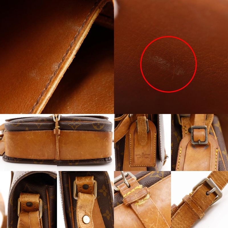 Louis Vuitton Cartesiere 22 Vintage M51253 Monogram Canvas Brown Ladies