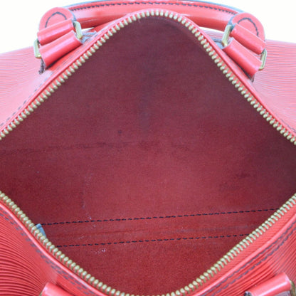 Louis Vuitton Epi Speedy 35 Handbag M42997 Red