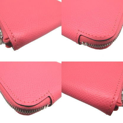 Hermes Azap Silk Inn Compact Vaux Epson C Engraved (2018) Rose Azalea Coin Case