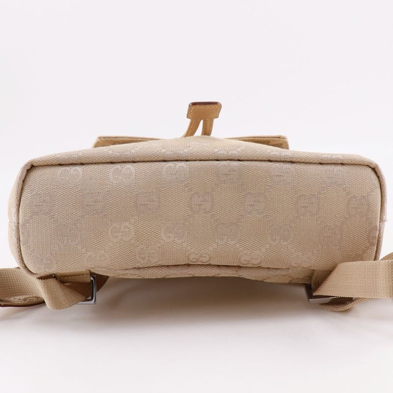 Gucci Backpack 003.0242 GG Canvas Beige Women's Backpack/daypack