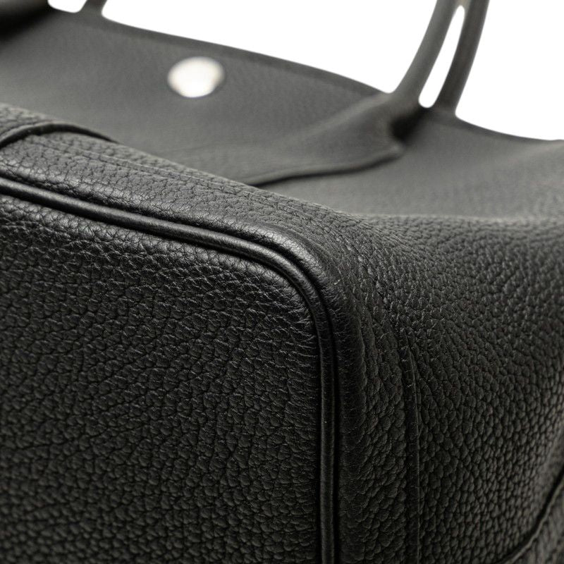 Hermes Garden Party PM Black Silver Hardware Negonda Ladies Hermes