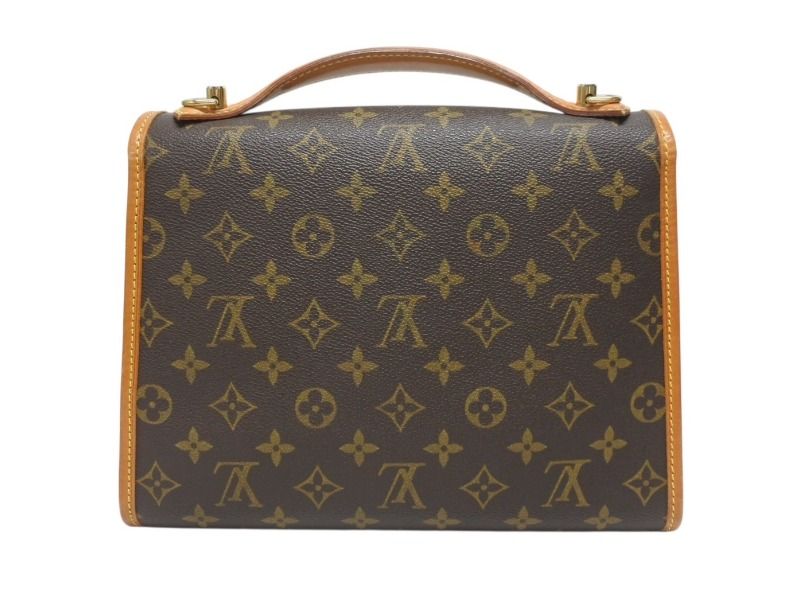 Louis Vuitton Shoulder Bag 2-Way Vernia Monogram Canvas Leather Brown — view 2