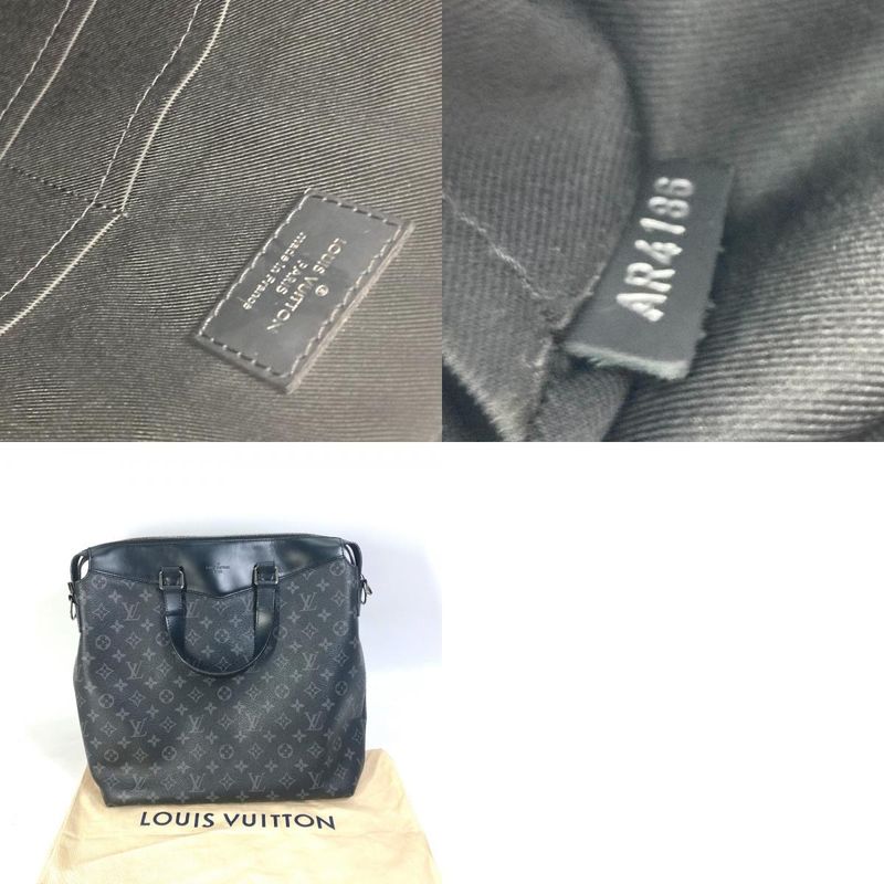 Louis Vuitton Tote Bag Tote Explorer M40567 Monogram Eclipse Canvas Black