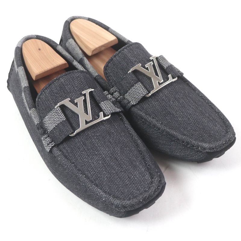 Louis Vuitton 2022 LV Hockenheim Line Damier LV Logo Hardware Denim Leather