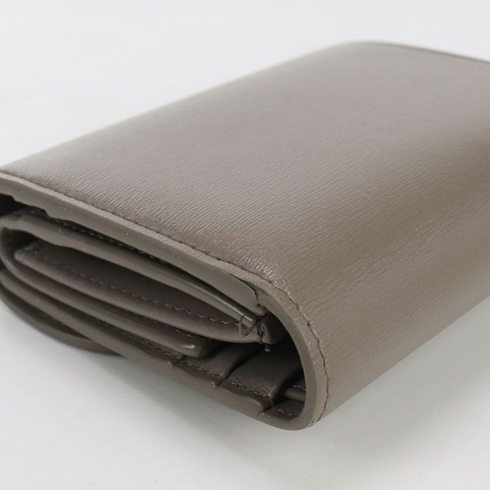 Celine Small Flap Wallet Triomphe 10d783dpv.18gt Tri-fold Wallet Leather Women