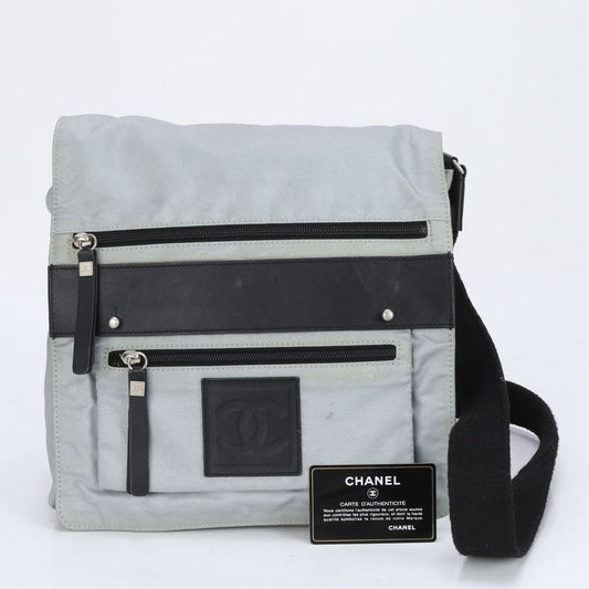 Chanel Authenticity Card With Serial Seal Sport Leather Shoulder Bag Crossbody
