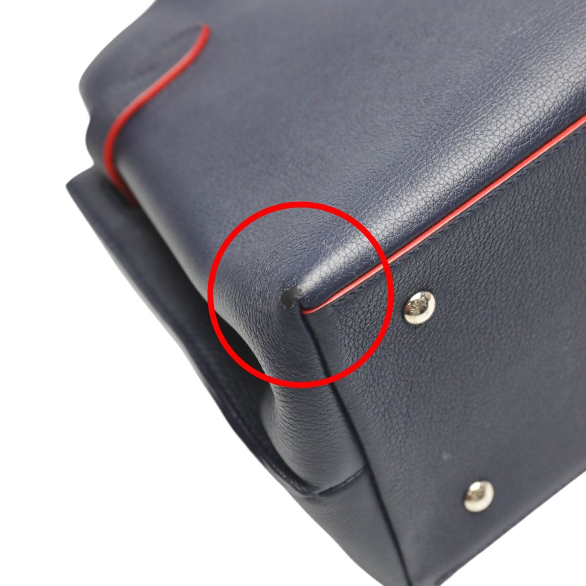 Louis Vuitton 2-way Bag Lock Me De Marines Rouge Handbag
