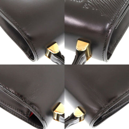 Louis Vuitton Athene Opera M63902 Leather Black Handbag Black LV 1919 Louis
