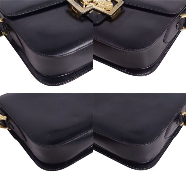 Vintage Celine Bag Shoulder Bag Gold Carriage Gold