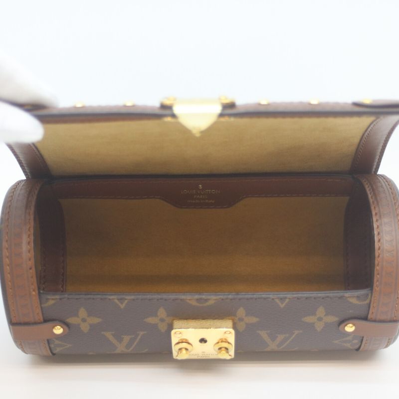 Louis Vuitton M57835 Monogram Papillon Trunk Shoulder Bag Chain Shoulder