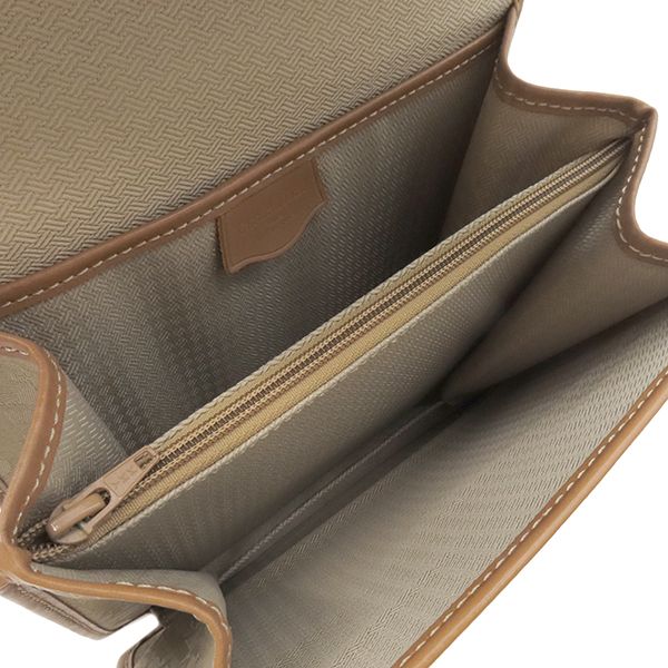 Christian Dior 2way Bag Trotter 2way Handbag Canvas Leather Beige Gold Hardware