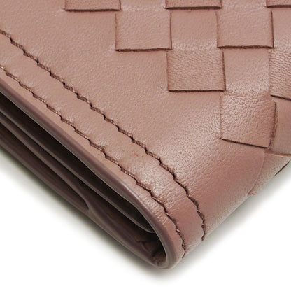 Bottega Veneta Long Wallet Intrecciato Light Brown Butterfly