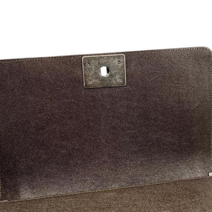 Chanel Boy Chanel Shoulder Bag Chain Bag A67086 Matelasse Caviar Skin Coco Dark