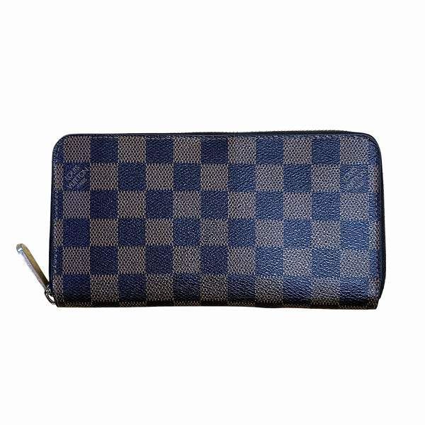 Louis Vuitton Damier Ebène Zippy Wallet N60015 Long Wallet Unisex