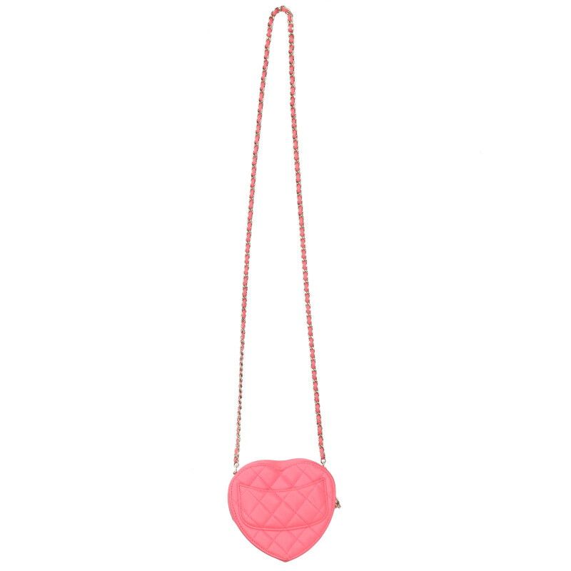 Chanel Matelasse Heart Chain Shoulder Bag Women