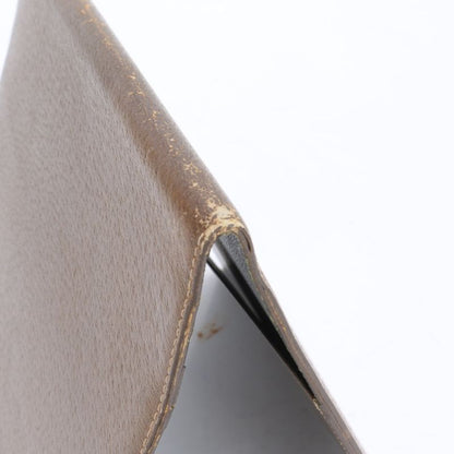 Vintage Old Gucci Leather Notebook Cover Brown Notebook Diary Case Stationery