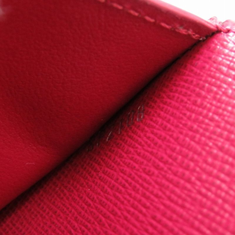 Louis Vuitton Epi M62171 Portefeuille Victorine Compact Wallet Fuchsia Trifold