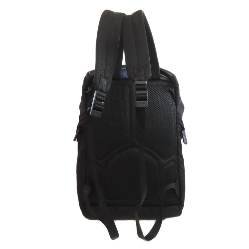 Prada Logo Hardware Backpack Daypack Calf Women