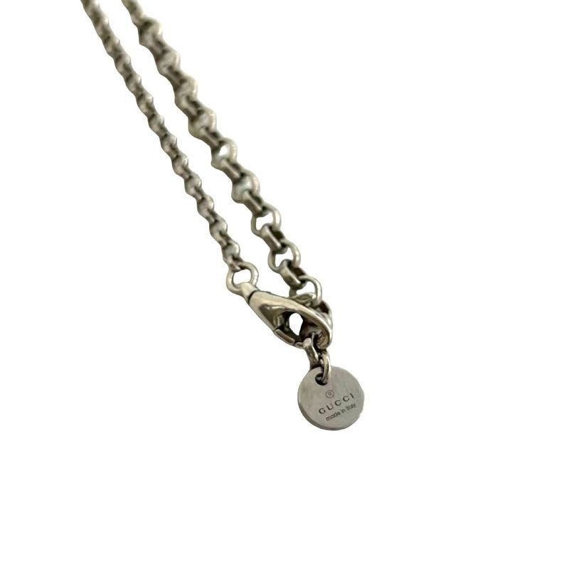 Gucci Anger Forest Rabbit Head Necklace Silver 925 Pendant