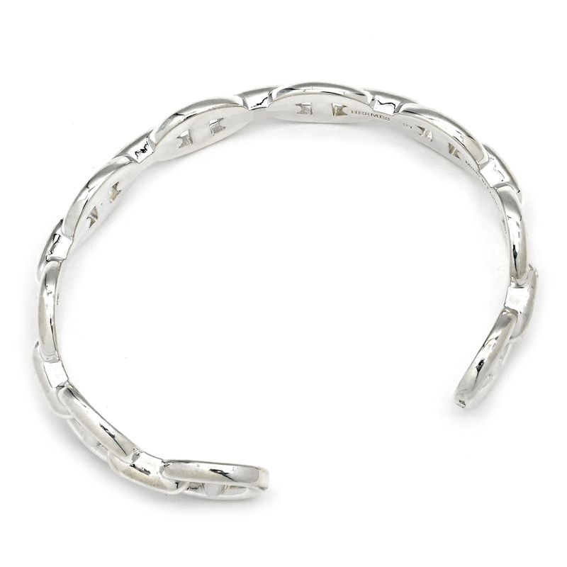 Hermes Bangle Chaine D'ancre Ancienne 925 Silver St Sv925 Ag925