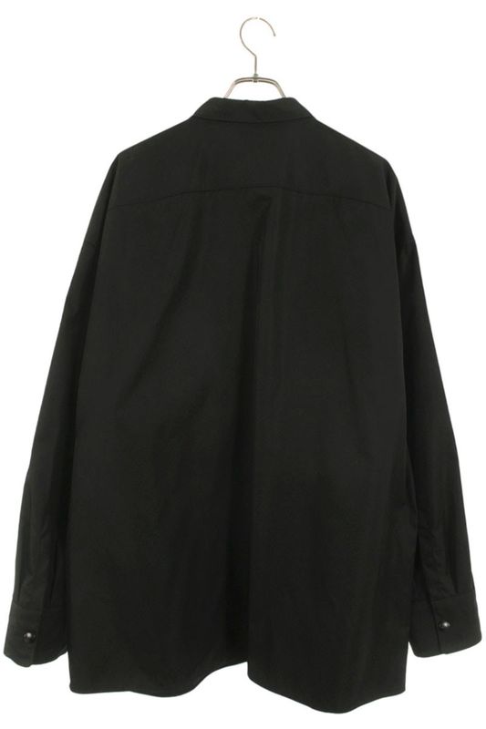 Prada Sc773 Triangle Logo Plate Multi Pocket Long Sleeve Shirt Men's M