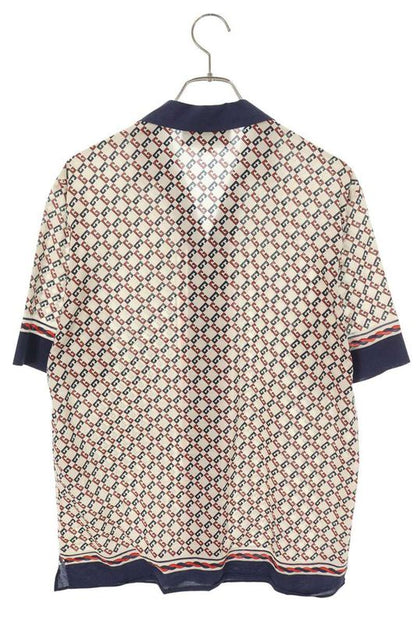 Gucci 690464 Zaizx All Over Design Short Sleeve Shirt Men 44