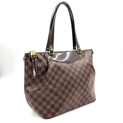 Louis Vuitton Westminster GM Damier Ebene Damier Ebene Leather × PVC Brown Tote