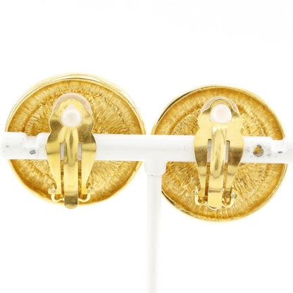 Chanel Coco Mark Vintage Gold Plated Ladies 21.6g Earring