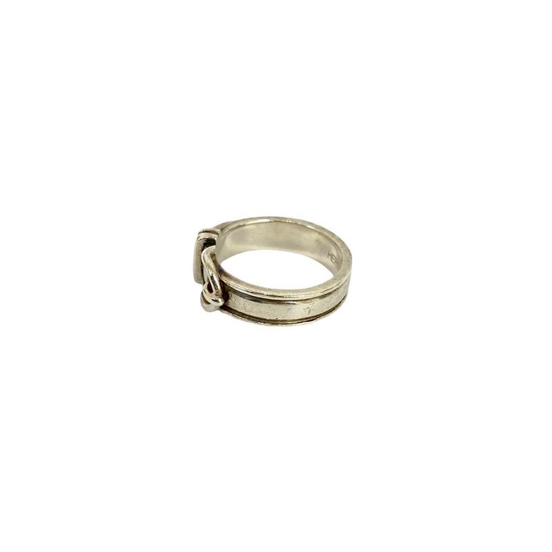 Hermes Suntulle Silver 925 Belt Ring No 8 62422