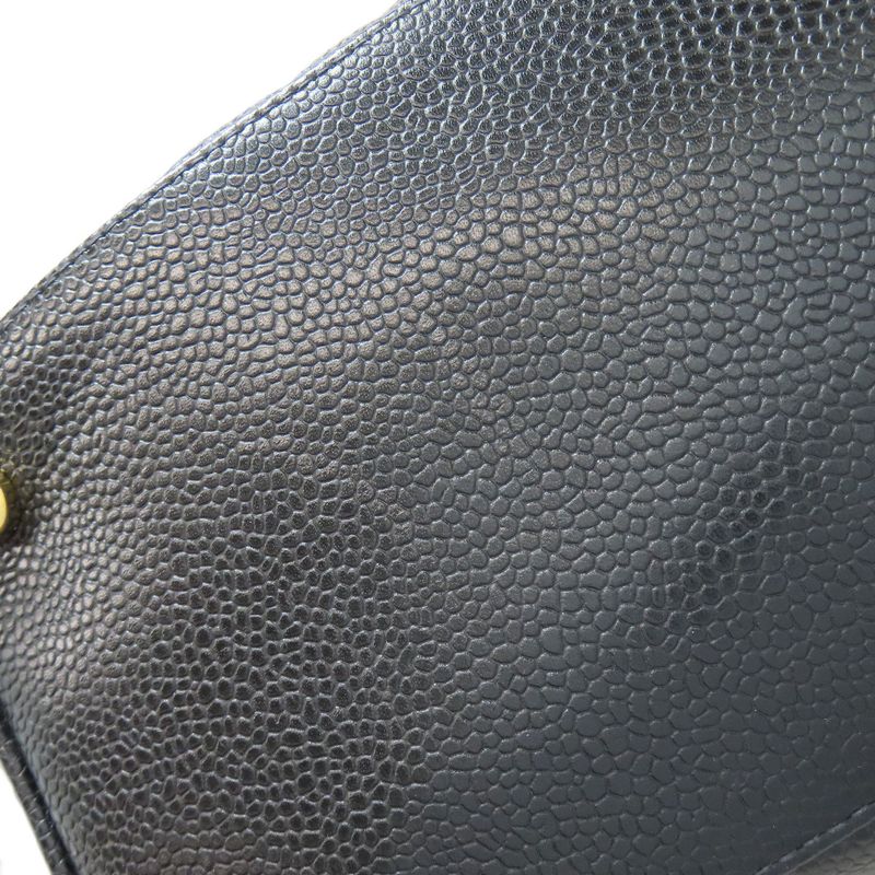 Chanel Matelasse Coco Mark Gold Hardware Boston Bag Grained Calfskin Women