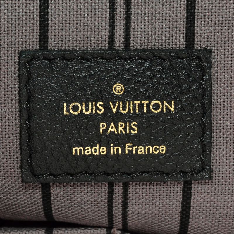 Louis Vuitton Spontini 2WAY Shoulder Bag Monogram Empreinte M42819 Black Gold