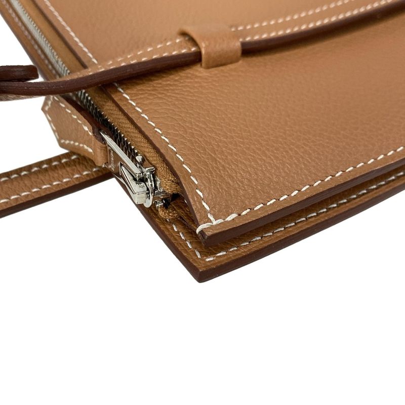 Hermes Book Cabas EA Zip To Go Gold Silver Hardware