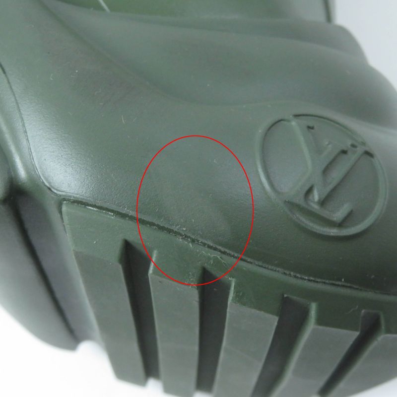 Louis Vuitton Arkwright Line Monogram LV Logo Lace-up Side Zip Rubber Rain