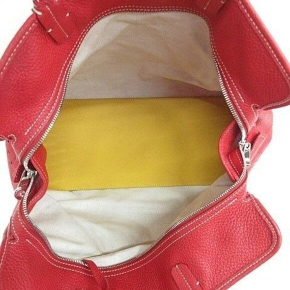 Goyardine Hardy PM Tote Bag Sac Chien Pet Carrier Purse & Pouch Red