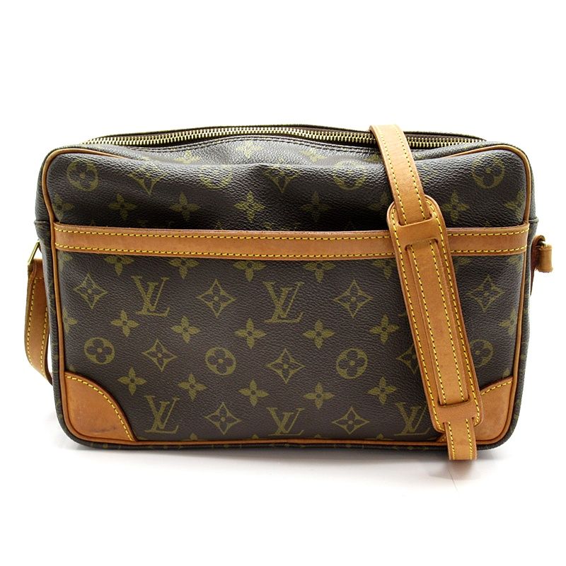 Louis Vuitton Trocadero 30 M51272 Monogram Women's Shoulder Bag Brown Excellent