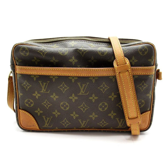 Louis Vuitton Trocadero 30 M51272 Monogram Women's Shoulder Bag Brown Excellent