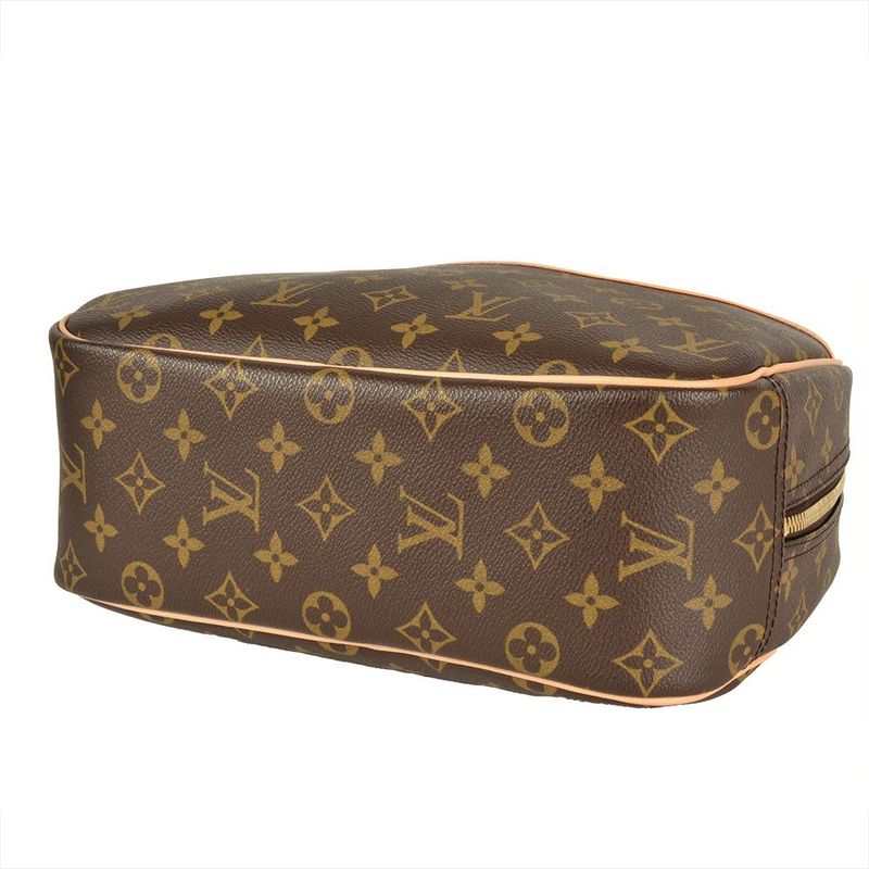 Louis Vuitton Trouville Handbag Monogram Canvas M42228 Ba0054