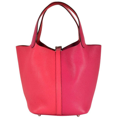 Hermes Picotin Lock Cazac Deux 22mm (087in) Handbag Taurillon Cles Mance